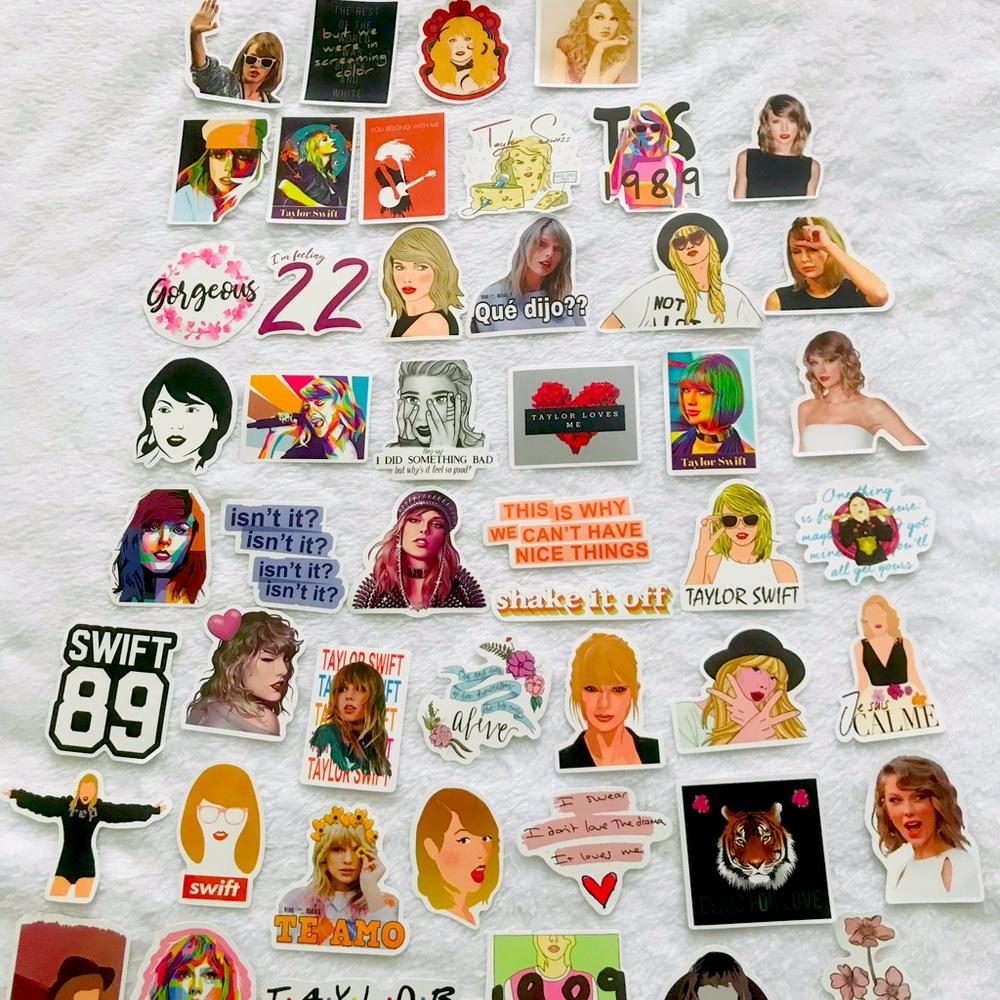 TAYLOR SWIFT STICKER LOT